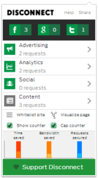 disconnect screenshot