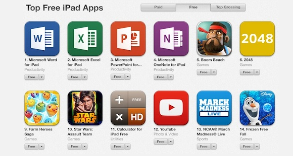 free ipad apps office