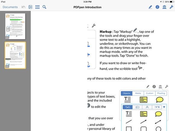 PDFpen for iPad