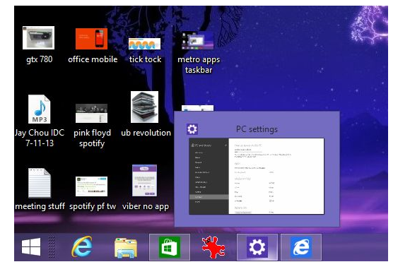 metro apps windows 81 update taskbar