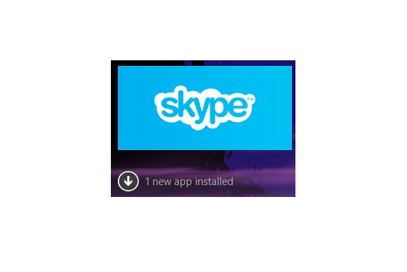 new app installed windows 81 update