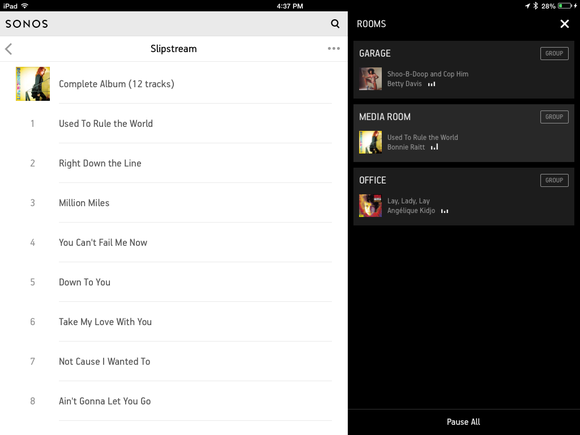 beta Sonos controller app