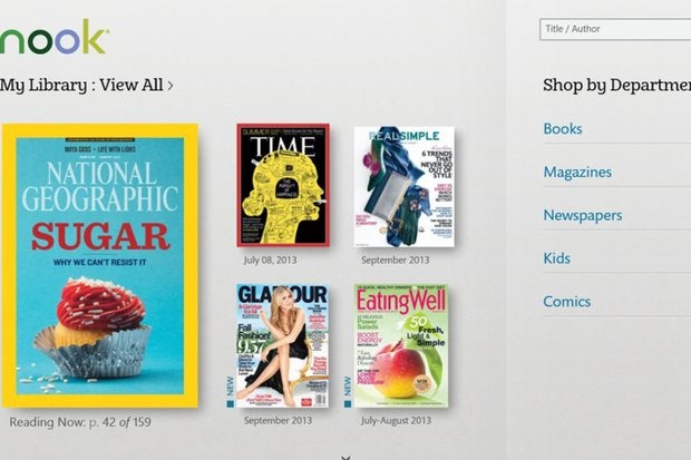 nook for windows 10 download all books