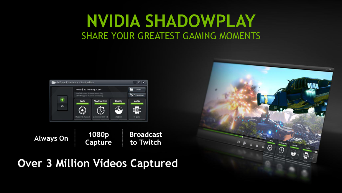 Broadcast Your Gameplay with GeForce Experience Share