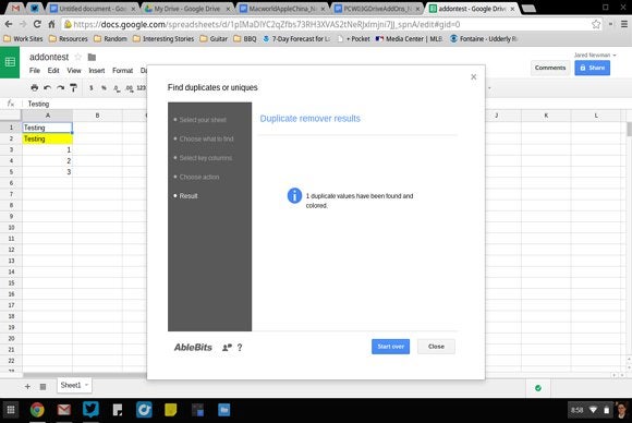 best duplicate checker google sheets add ons