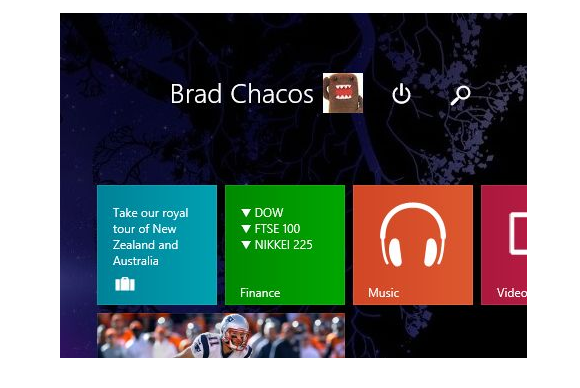start screen buttons windows 81 update