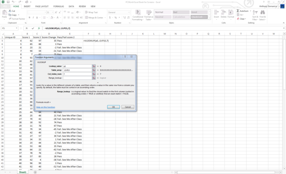 vlookup formula