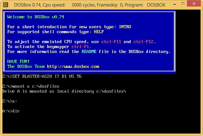 how to make dosbox full screen windows 10 automatically