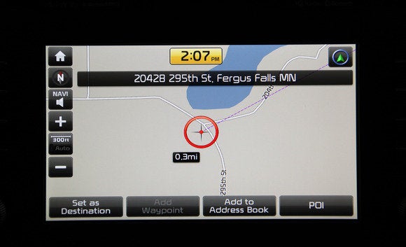 2014 kia soul touchscreen map detail