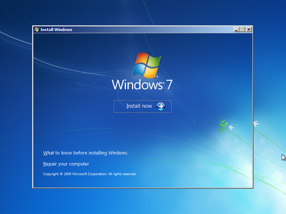 8.1 reinstalling windows 7