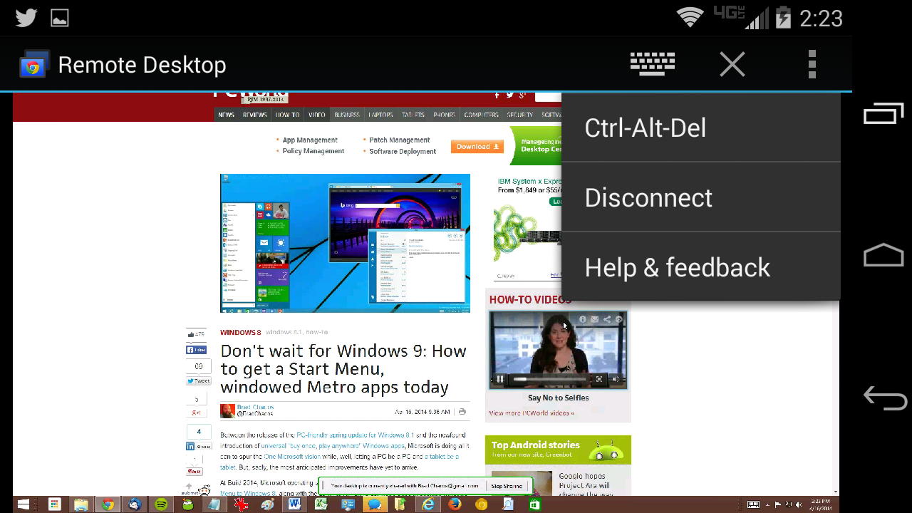 google chrome remote desktop setup