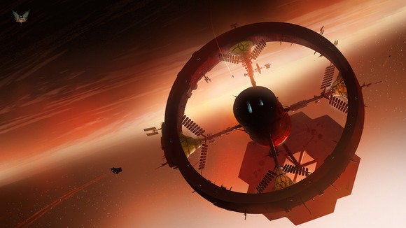 elite dangerous space station render