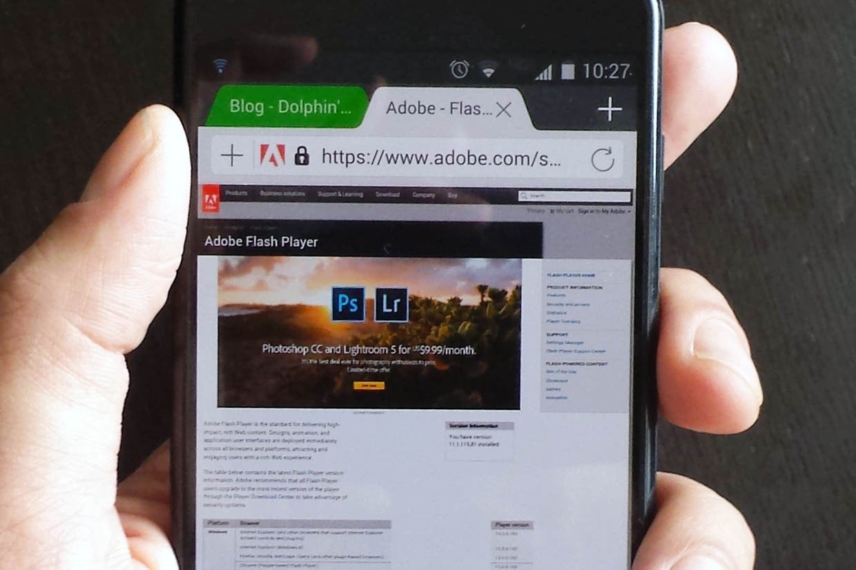 adobe flash for android devices