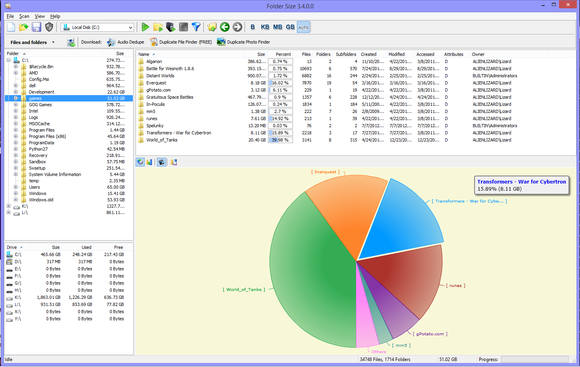 folder size games