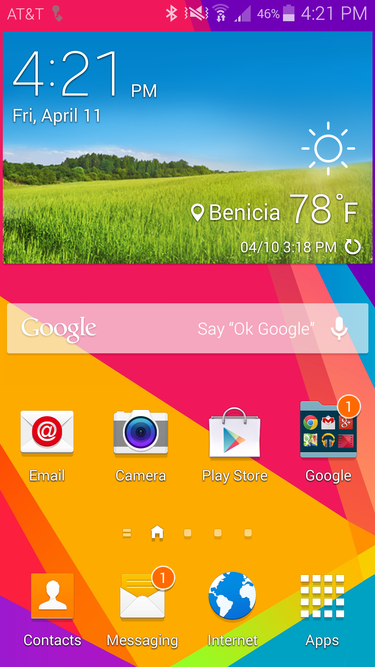 gs5 homescreen