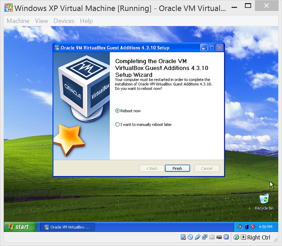 virtualbox shared folder windows xp