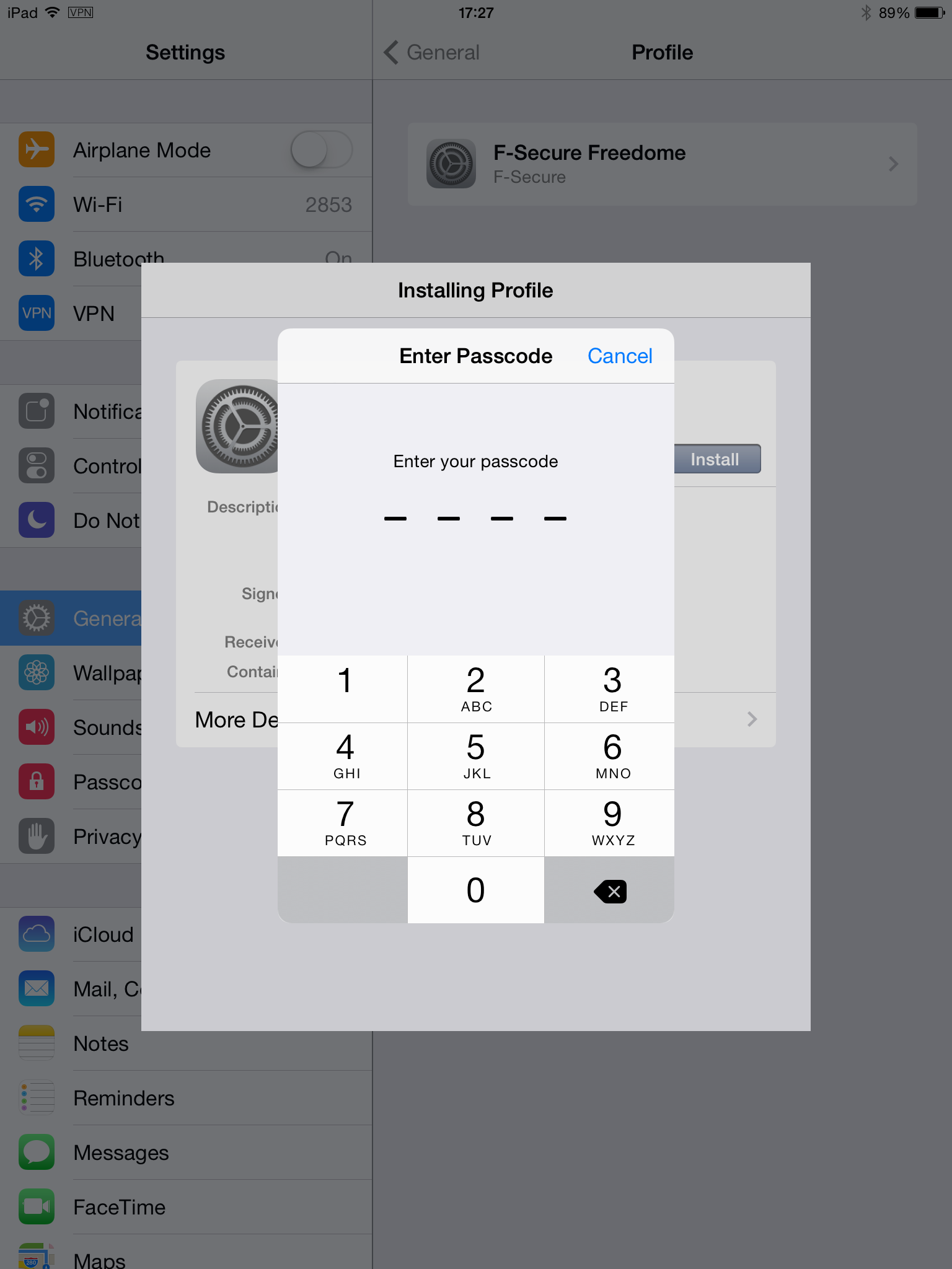 F-Secure Freedome VPN 2.69.35 for apple instal