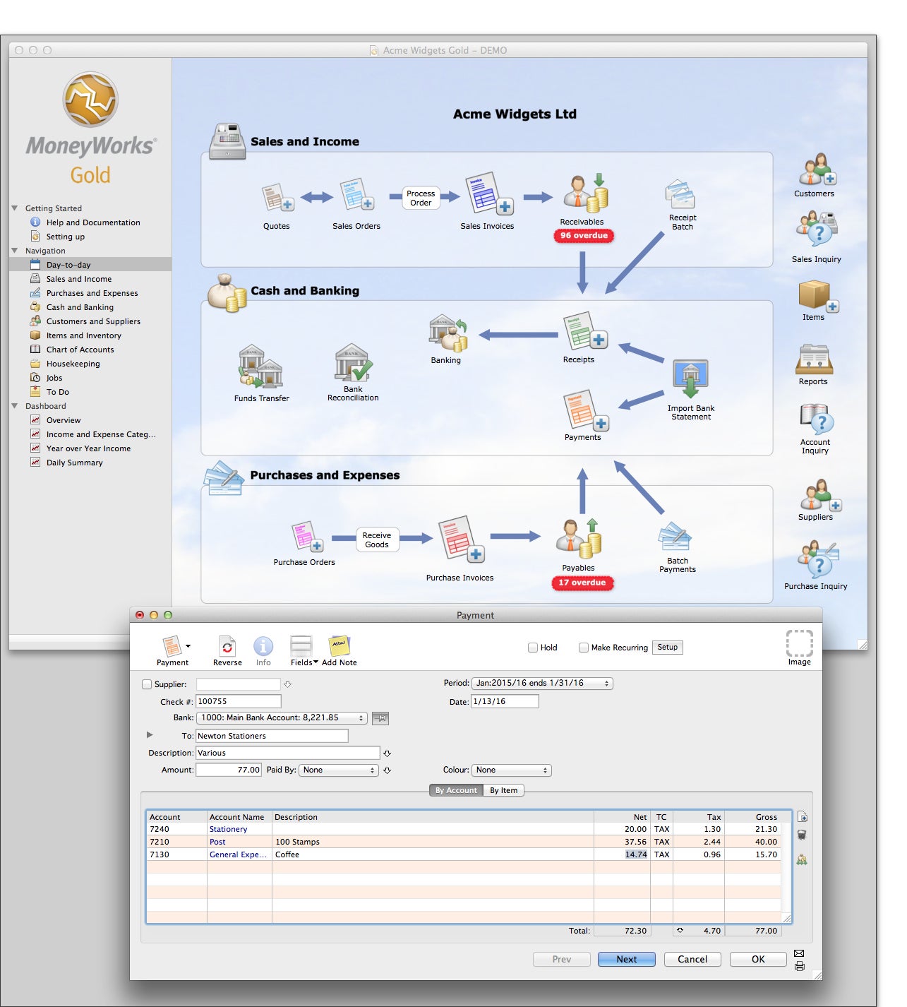 receipt software for mac