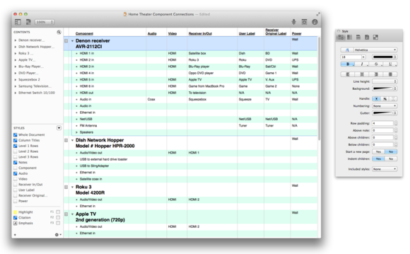 OmniOutliner 4