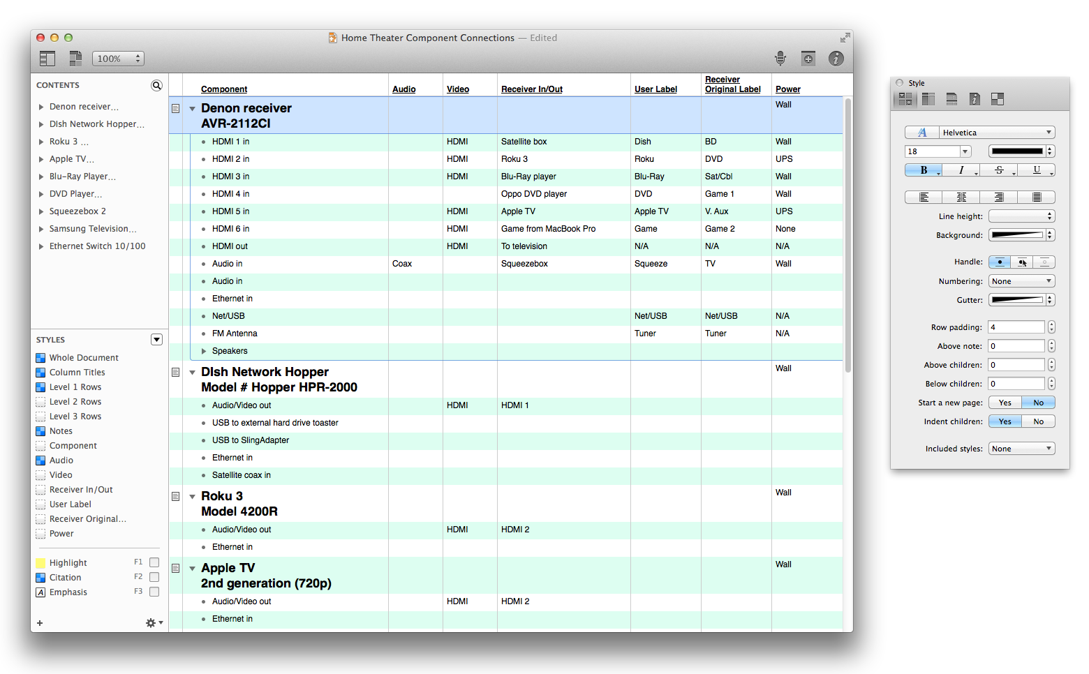 omnioutliner essentials vs pro