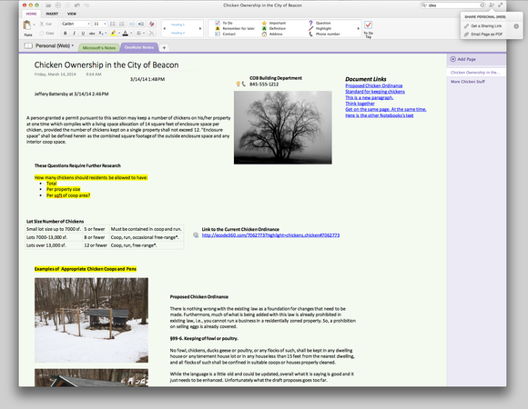 OneNote Mac