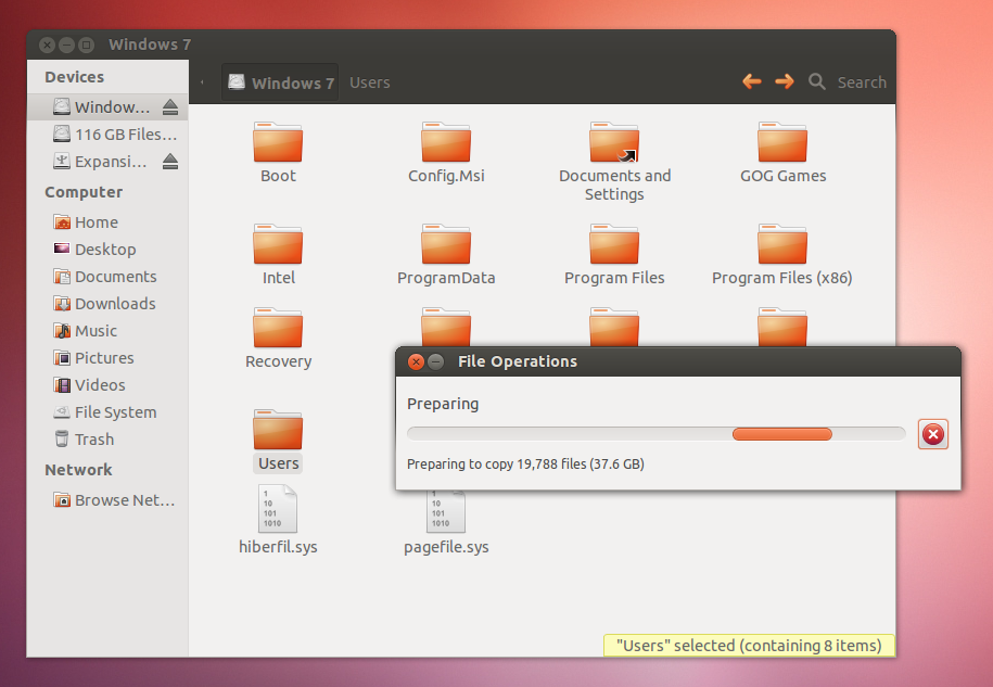 Перезагрузить ubuntu в windows