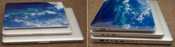 macbooks side by side