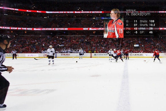 skybox for google glass at verizon center 2