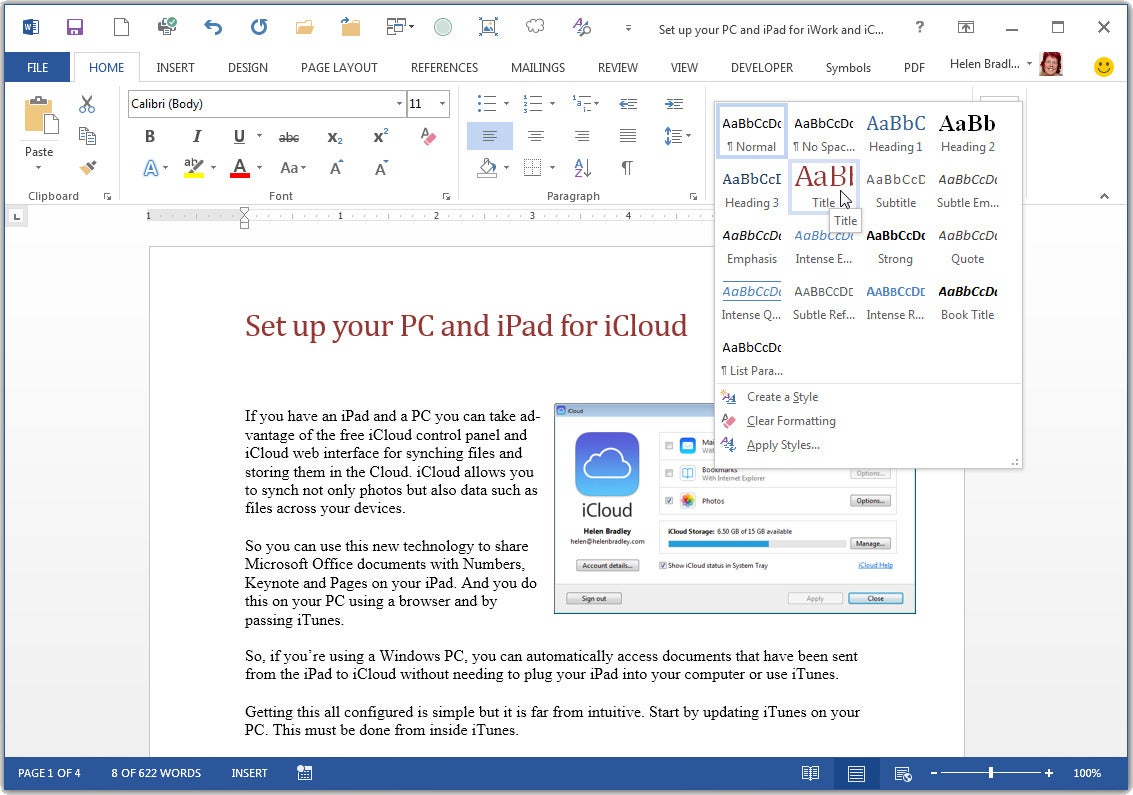 You Look Marvelous How Word S Style Sets Give Your Documents A Makeover Pcworld