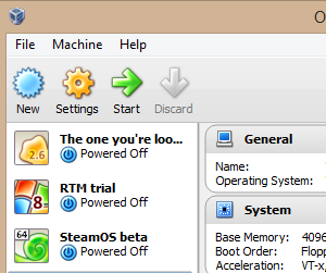 virtualbox new