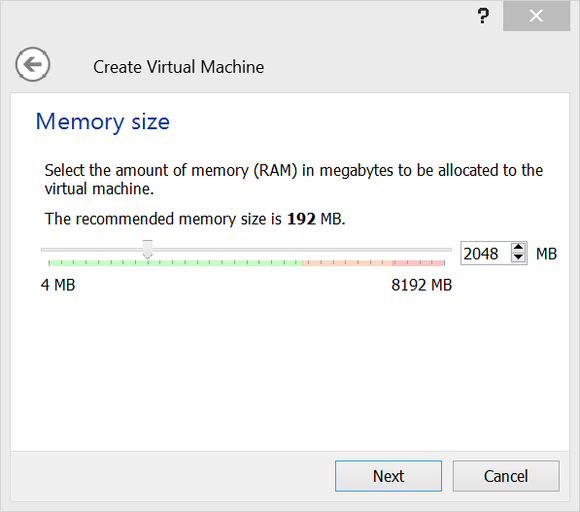virtualbox setup 2