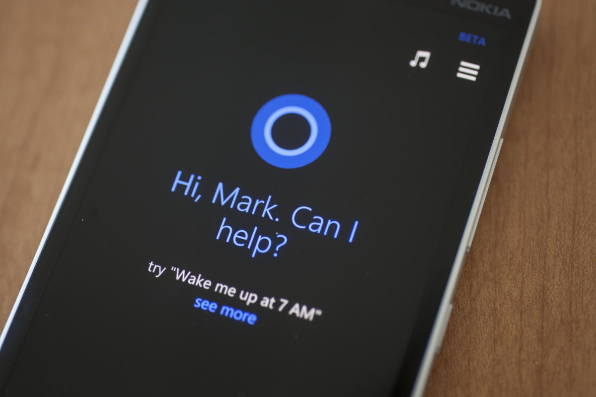   windows phone 81 main screen of Cortana nokia lumia icon april 2014 