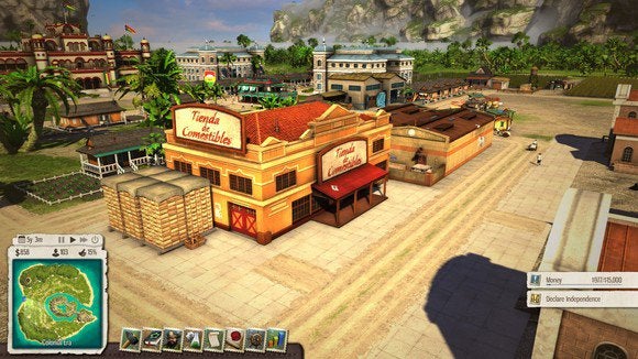 output storage full tropico 5