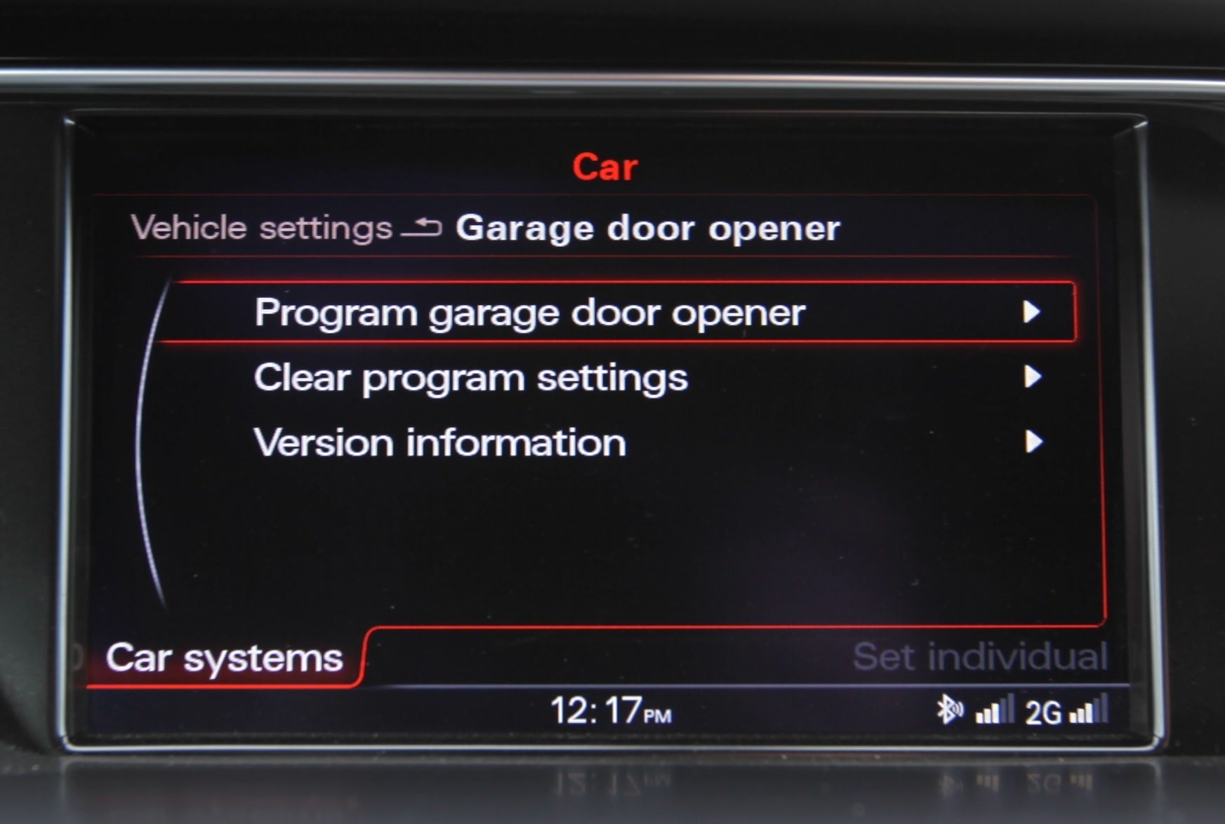 Audi Garage Door Opener