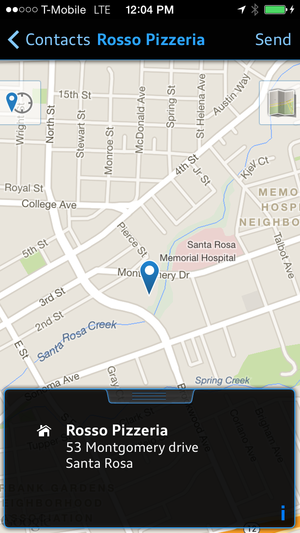 2015 audi a3 mmi connect app address book location