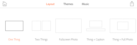 adobe voice layouts
