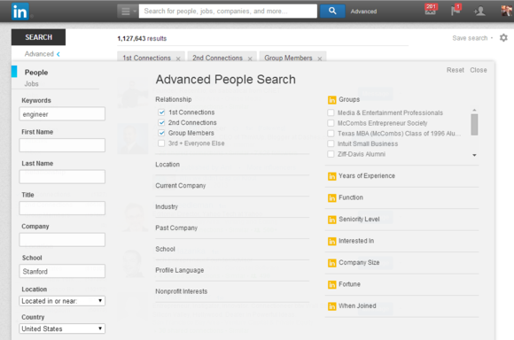 advanced hiring tool at linkedin