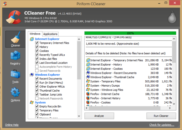 how to activate reimage cleaner auto clean feature