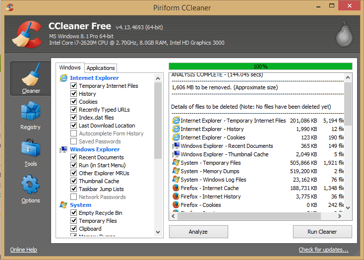 is ccleaner free safe