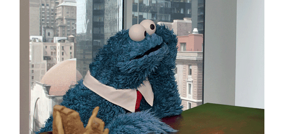 cookie monster bored