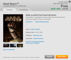 dead space on the house origin