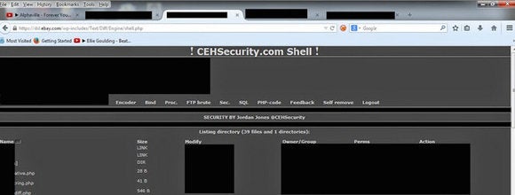 ebay shell code