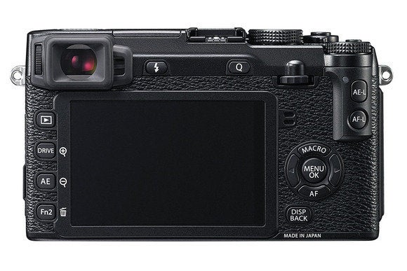 fuji xe2 blk back