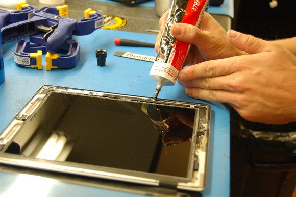 glue newglass ipad repair