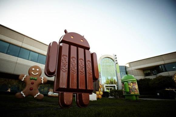 google kitkat statues