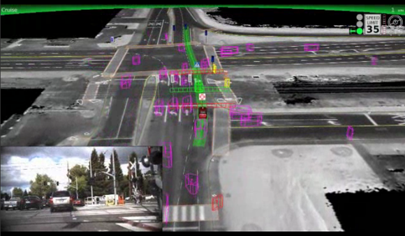 google self driving car map image may 27 2014