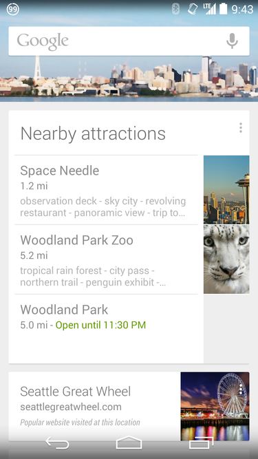 googlenow nearby