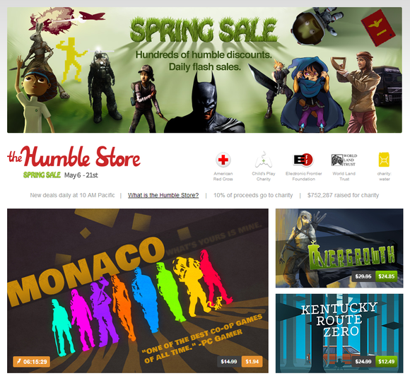 humble store spring sale
