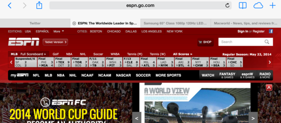 ios 7 safari tabs