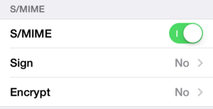 ios 8 mail wish encryption